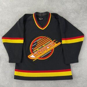 CCM Vancouver Canucks Retro Hockey Jersey Youth Size L